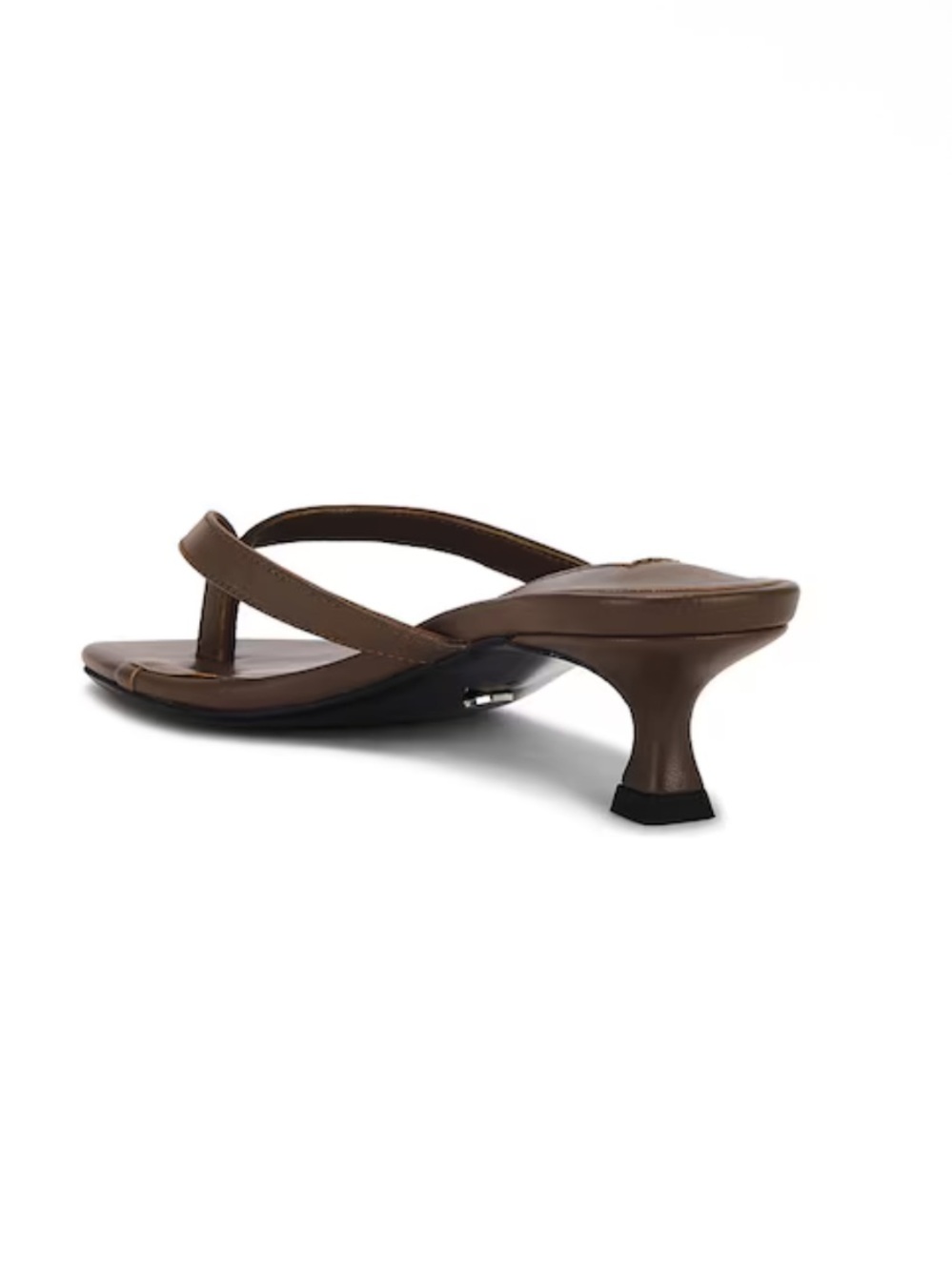 Tony Bianco Pluto Sandals Liqueur Brown Leather Kitten-Heels Mules Revolve 10 - Picture 4 of 11